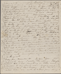 Haven, Lydia G. S., ALS  to. Oct. 25 - Nov. 1, 1833.
