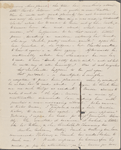 [Haven, Lydia G. S.], ALS  to. [late Apr./May, 1833]. Previously: [183-?].