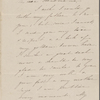 Hawthorne, Elizabeth, ALS to. Apr. 1844, in person of Una to her grandmother.