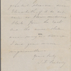 Hawthorne, Elizabeth M., ALS to. [n.d.] ("I received your note...")
