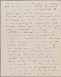 Hawthorne, Maria Louisa, ALS to. Aug. 5, 1843. 