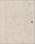 Hawthorne, Maria Louisa, ALS to. Aug. 5, 1843. 