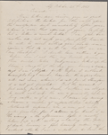 Hawthorne, Maria Louisa, ALS to. Oct. 26, 1843. 