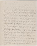 Hawthorne, Maria Louisa, ALS to, with postscript by Nathaniel Hawthorne. Nov. 9, 1843. 