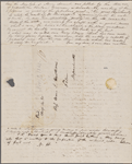 Hawthorne, Maria Louisa, ALS to, with postscript by Nathaniel Hawthorne. Nov. 9, 1843. 