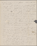 Hawthorne, Maria Louisa, ALS to. Nov. 26, 1843. 