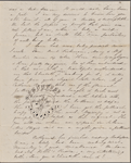 Hawthorne, Maria Louisa, ALS to. Feb. 4, 1844.