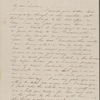 Hawthorne, Maria Louisa, ALS to. Oct. 27, [1844].