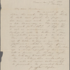 Hawthorne, Maria Louisa, ALS to. Nov. 7, 1844.
