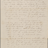 Hawthorne, Maria Louisa, ALS to. Jan. 18, 1844 [i.e. 1845]. 