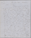Hawthorne, Maria Louisa, ALS to, with postscript by Nathaniel Hawthorne. Jun. 21, 1846.