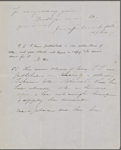 Hawthorne, Maria Louisa, ALS to, with postscript by Nathaniel Hawthorne. Dec. 25, 1851.