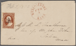 Hawthorne, Maria Louisa, ALS to, with postscript by Nathaniel Hawthorne. Feb. 2, 1852.
