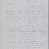 Hawthorne, Maria Louisa, ALS to, with postscript by Nathaniel Hawthorne. Feb. 2, 1852.