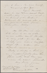 Hawthorne, Maria Louisa, ALS to. Feb. 8, 1852.