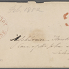 Hawthorne, Maria Louisa, ALS to. Feb. 8, 1852.
