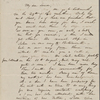 Hawthorne, Maria Louisa, ALS to, with postscript by Nathaniel Hawthorne. [July 15, 1845?].