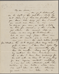 Hawthorne, Maria Louisa, ALS to, with postscript by Nathaniel Hawthorne. [July 15, 1845?].