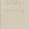 Hawthorne, Maria Louisa, ALS to, with postscript by Nathaniel Hawthorne. [July 15, 1845?].