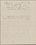 Hawthorne, Maria Louisa, ALS to, with postscript by Nathaniel Hawthorne. [July 15, 1845?].