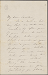 Hawthorne, Maria Louisa, ALS to. [1846-48].