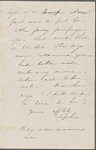 Hawthorne, Maria Louisa, ALS to. [1846-48].