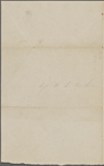 Hawthorne, Maria Louisa, ALS to. [n.d.].