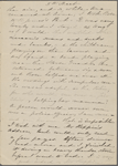 Hawthorne, Nathaniel, AL to, incomplete. Jul. 3, [1859?].
