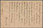 Stefan George letters to Ernst Morwitz, 1919