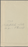 Stefan George letters to Ernst Morwitz, 1920
