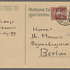 Stefan George letters to Ernst Morwitz, 1920
