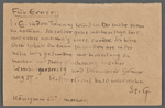 Stefan George letters to Ernst Morwitz, 1921