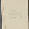 Stefan George letters to Ernst Morwitz, 1922