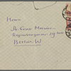 Stefan George letters to Ernst Morwitz, 1922
