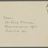 Stefan George letters to Ernst Morwitz, 1922