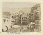 Tiflis: Part of old city. Street on right leads to Botanical garden and on the left to Sulphur Baths