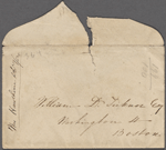 Miscellaneous manuscript material: letter scraps (Cuba journal); envelopes; death of a son