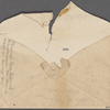 Miscellaneous manuscript material: letter scraps (Cuba journal); envelopes; death of a son