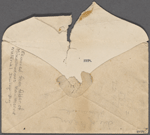 Miscellaneous manuscript material: letter scraps (Cuba journal); envelopes; death of a son