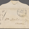 Miscellaneous manuscript material: letter scraps (Cuba journal); envelopes; death of a son