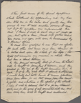 Miscellaneous manuscript material: letter scraps (Cuba journal); envelopes; death of a son