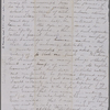 Copy in SAPH's hand of portion of a letter from Florence De Quincey to a friend, about Nathaniel Hawthorne. Unsigned, undated.