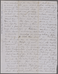 Copy in SAPH's hand of portion of a letter from Florence De Quincey to a friend, about Nathaniel Hawthorne. Unsigned, undated.