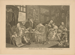 Marriage A-La-Mode.  Plate I.  [The Contract]