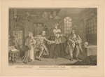 Marriage A-La-Mode.  Plate III.  [The Scene with the Quack]