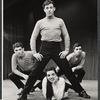 Liza Minnelli (bottom) with Don Slaton, Paul Charles, and Gene Castle in the 1963 Off-Broadway revival of Best Foot Forward