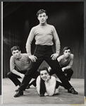 Liza Minnelli (bottom) with Don Slaton, Paul Charles, and Gene Castle in the 1963 Off-Broadway revival of Best Foot Forward