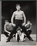 Liza Minnelli [bottom], Don Slaton, Paul Charles, and Gene Castle in the 1963 Off-Broadway revival of Best Foot Forward