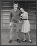 Edmund Gaynes and Jill Choder in the 1963 Off-Broadway revival of Best Foot Forward