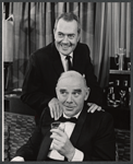 Frank Lovejoy and James Westerfield in the touring stage production The Best Man